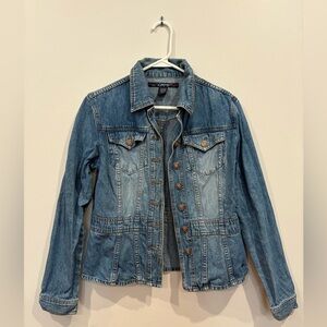 QPD Blue Denim Jean Jacket Size M